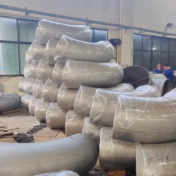 ASME B16.9 Ntev Radius Luj Tshib Loj