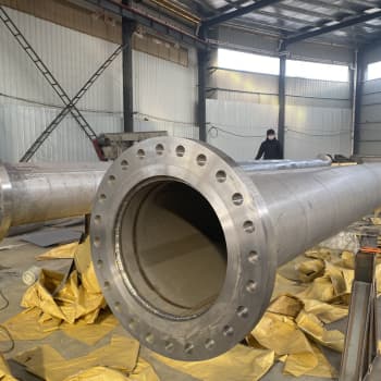 S347H Pipe Spool Pre- Fabrication Chaw tsim tshuaj paus